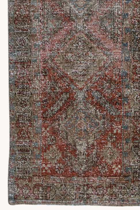 District Loom Vintage Karaca Runner Rug Granite