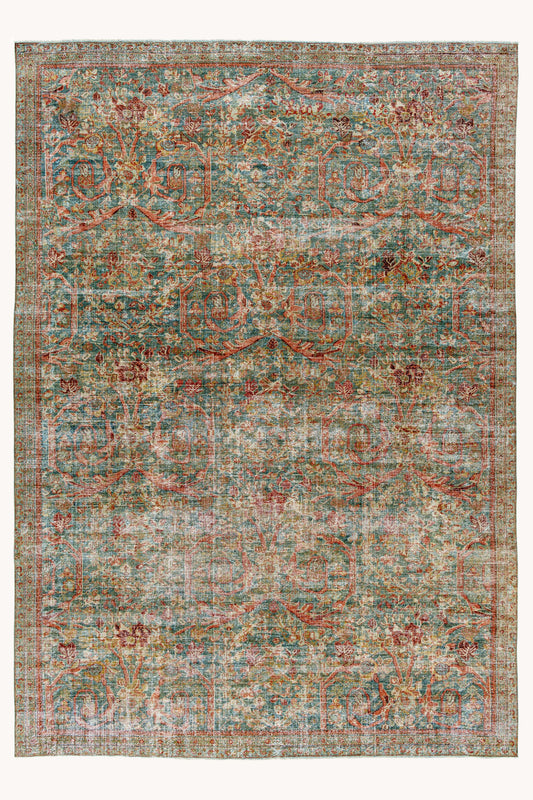 District Loom Vintage Turkish Area Rug Leonora