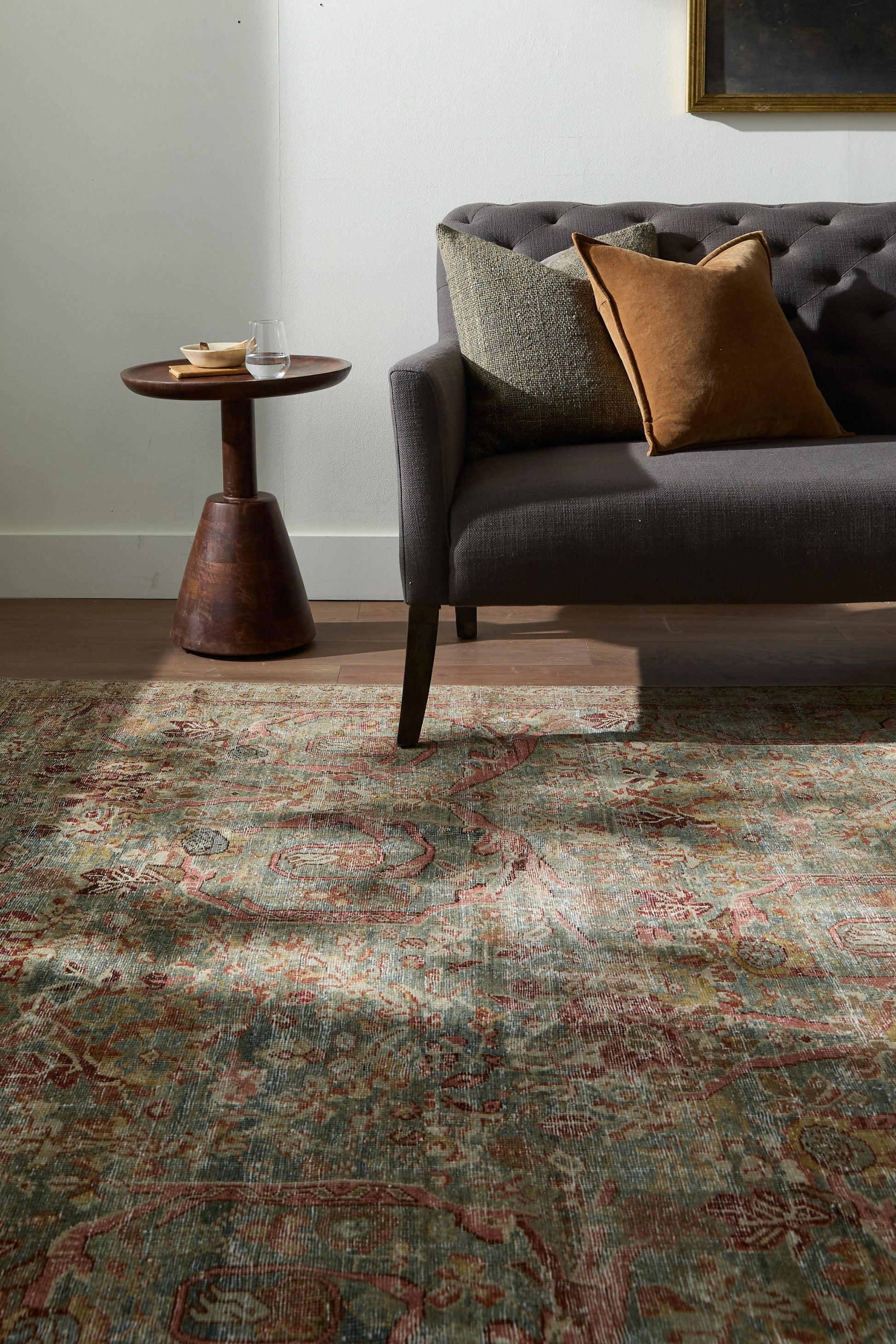 District Loom Vintage Turkish Area Rug Leonora