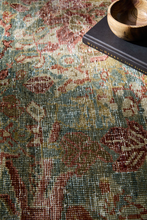 District Loom Vintage Turkish Area Rug Leonora