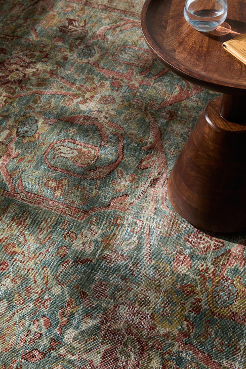 District Loom Vintage Turkish Area Rug Leonora