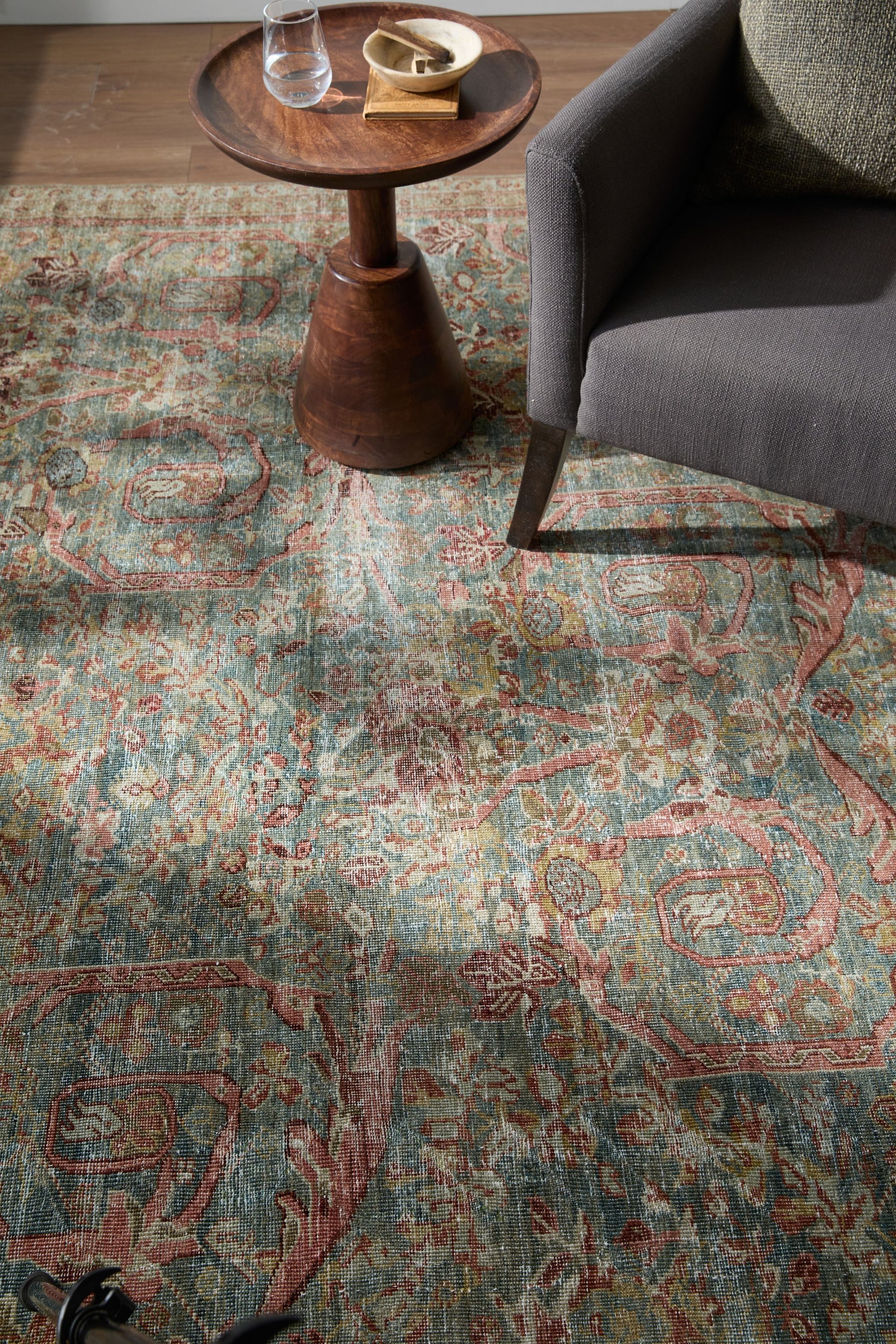 District Loom Vintage Turkish Area Rug Leonora