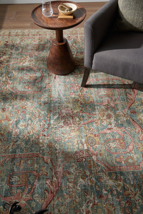 District Loom Vintage Turkish Area Rug Leonora