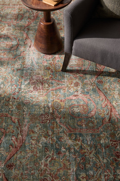 District Loom Vintage Turkish Area Rug Leonora