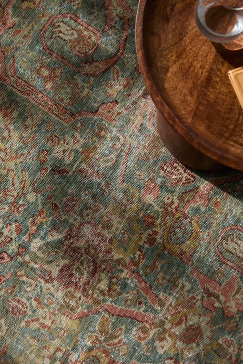District Loom Vintage Turkish Area Rug Leonora