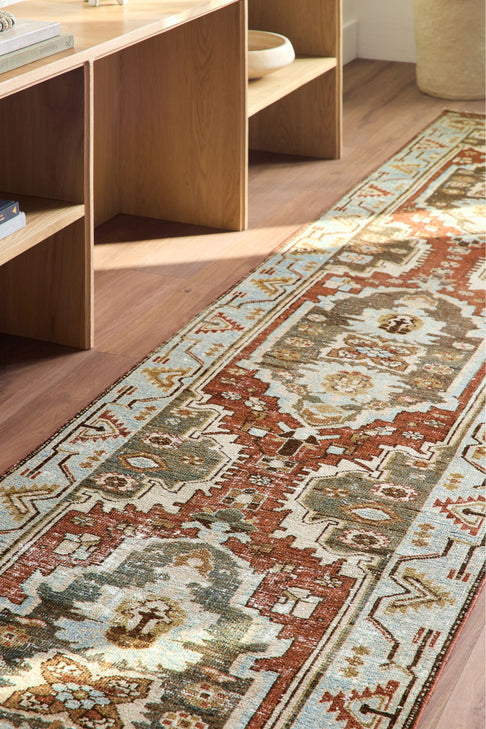District Loom Vintage Turkish Runner Rug Kashi