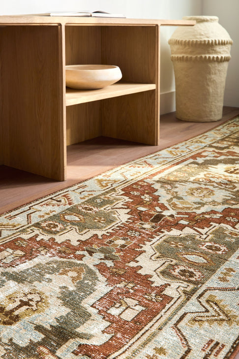 District Loom Vintage Turkish Runner Rug Kashi