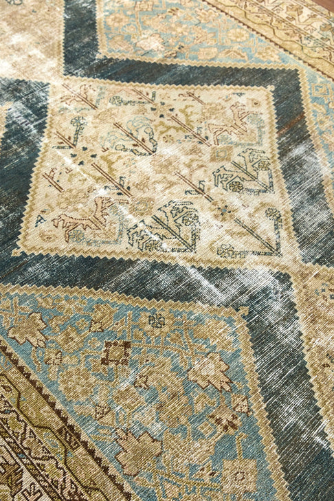 District Loom Vintage Turkish Wide Runner Rug Beck