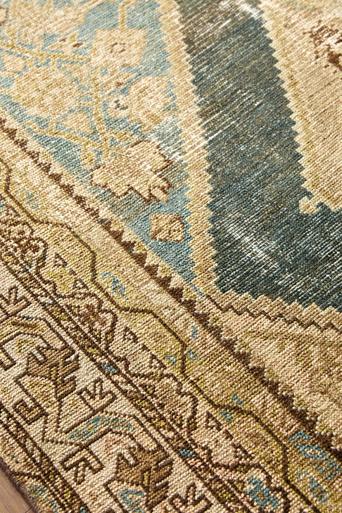 District Loom Vintage Turkish Wide Runner Rug Beck