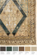 District Loom Vintage Turkish Wide Runner Rug Beck