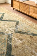 District Loom Vintage Turkish Wide Runner Rug Beck
