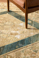 District Loom Vintage Turkish Wide Runner Rug Beck