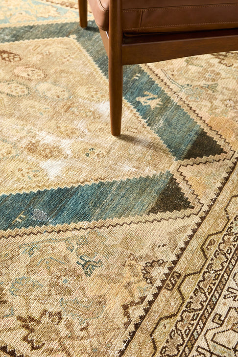 District Loom Vintage Turkish Wide Runner Rug Beck