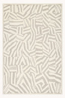District Loom Modern hand tufted rug Dune Ivory