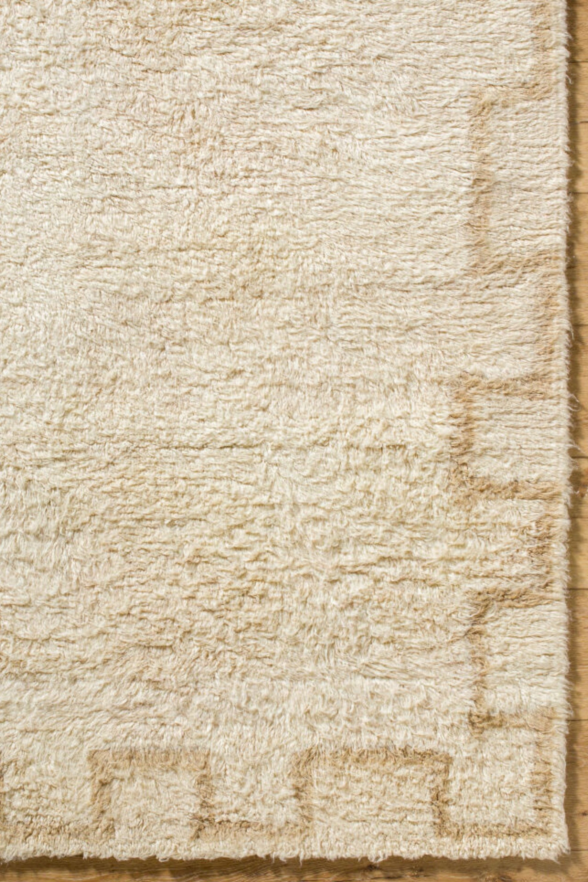 District Loom Modern hand knotted Moroccan Beni Ourain rug 008