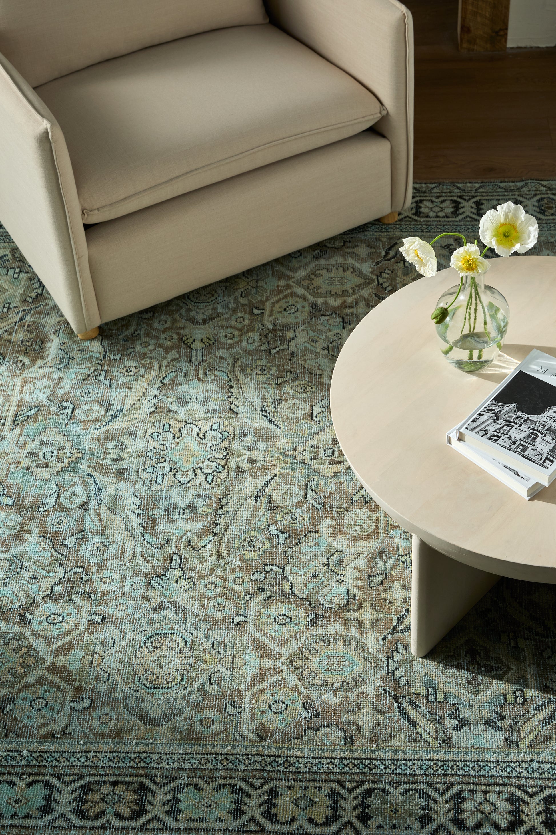 District Loom Vintage Area Rug Dupont