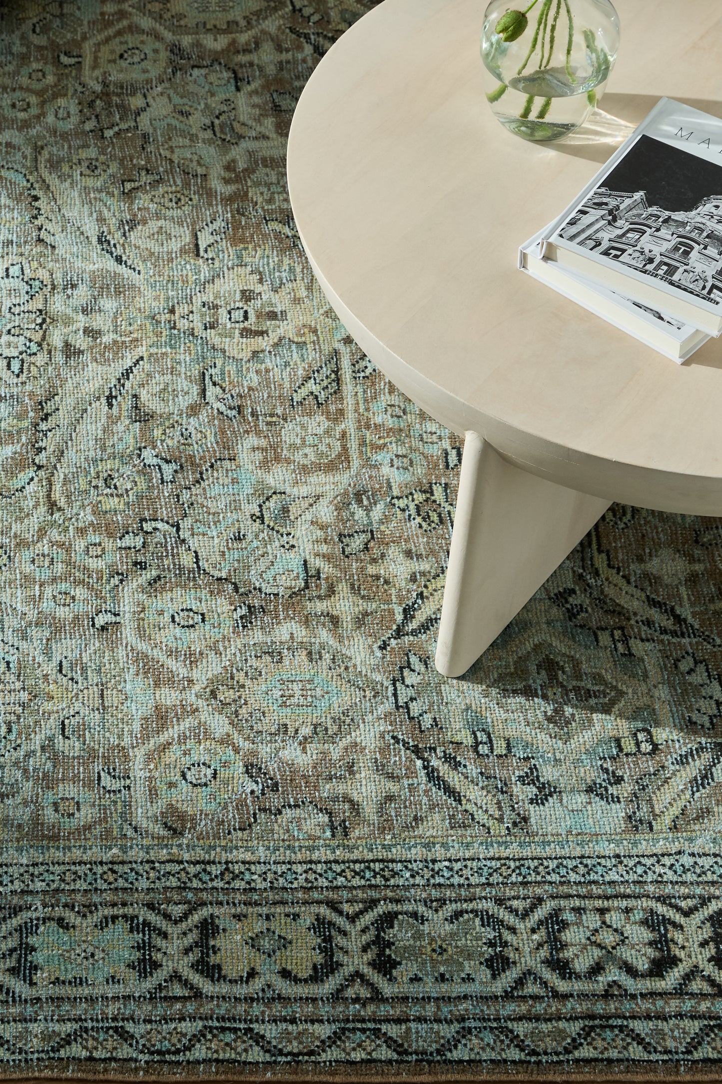 District Loom Vintage Area Rug Dupont