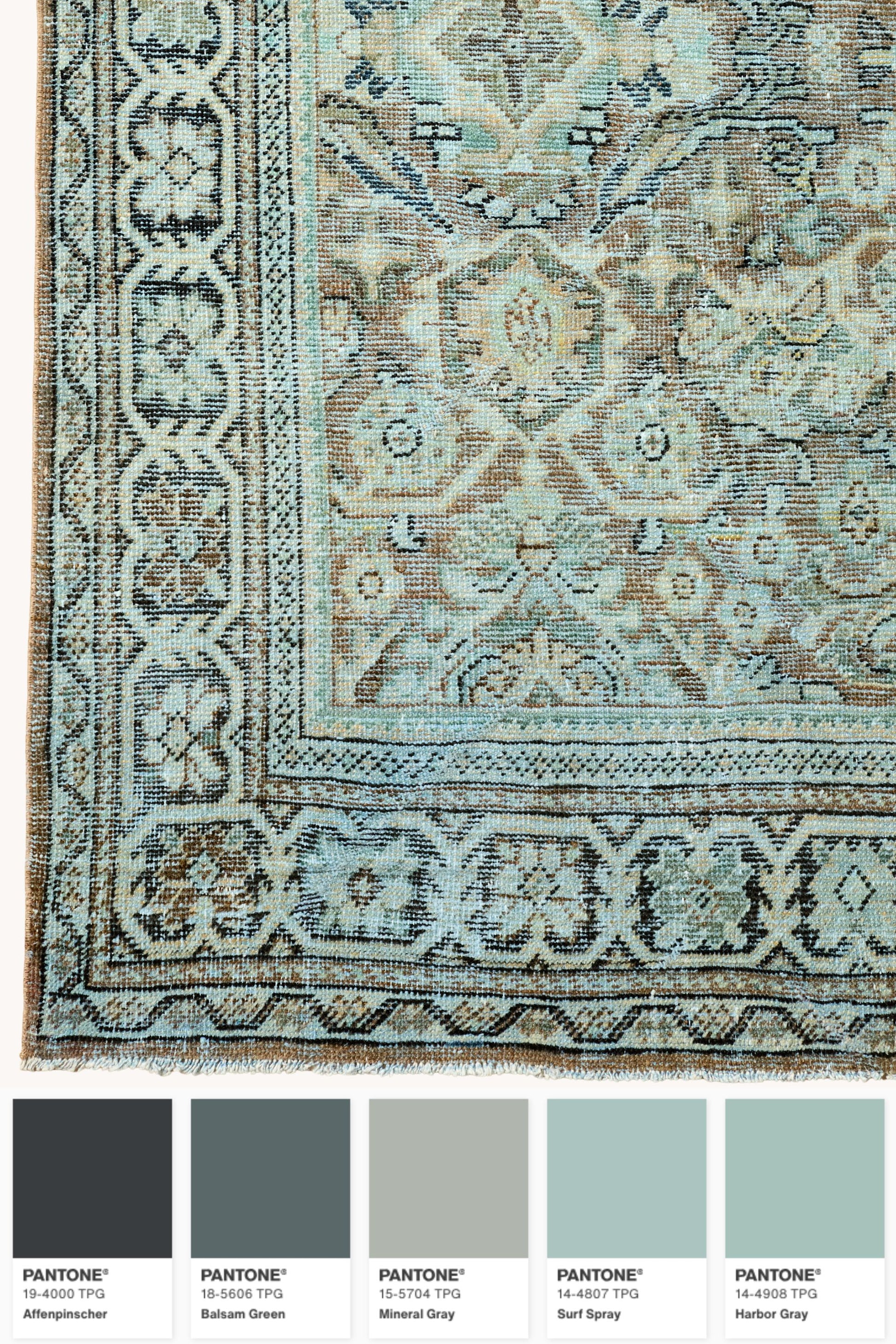 District Loom Vintage Area Rug Dupont
