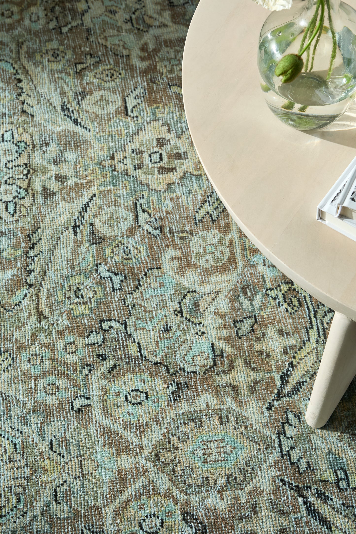 District Loom Vintage Area Rug Dupont