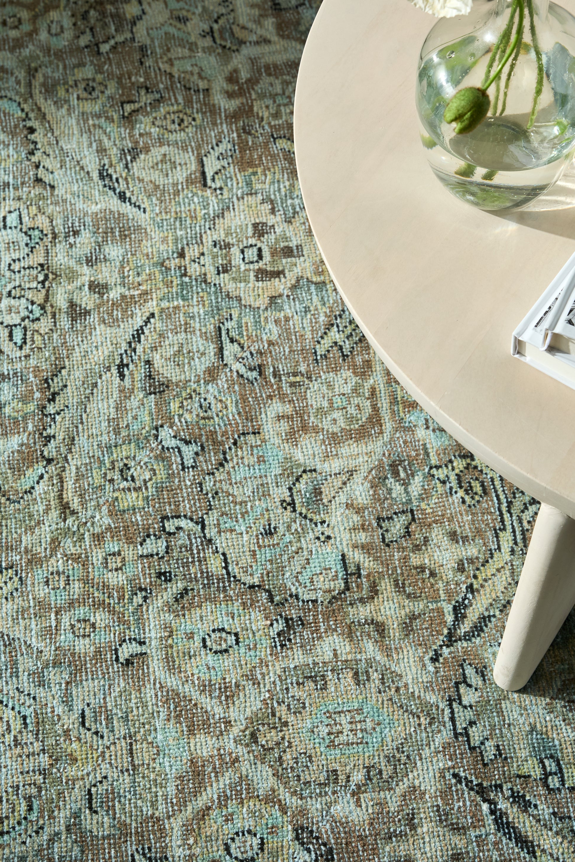District Loom Vintage Area Rug Dupont
