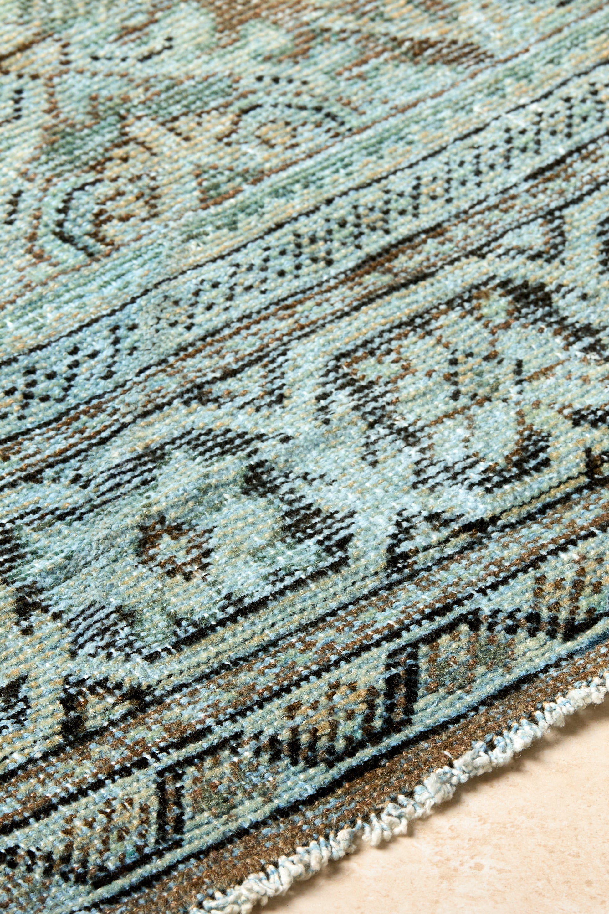 District Loom Vintage Area Rug Dupont