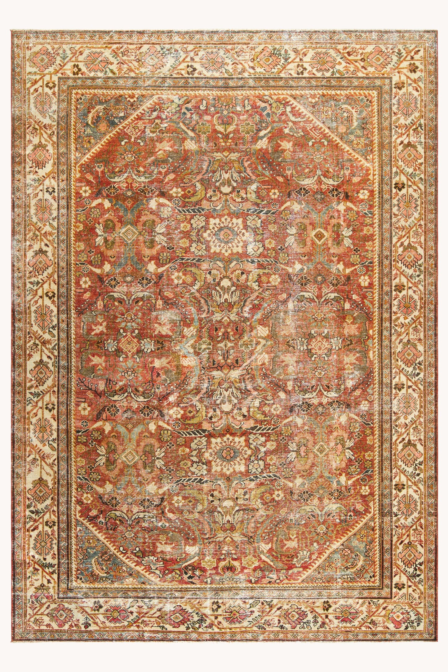 District Loom Vintage Area Rug Rhone