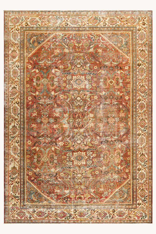 District Loom Vintage Area Rug Rhone
