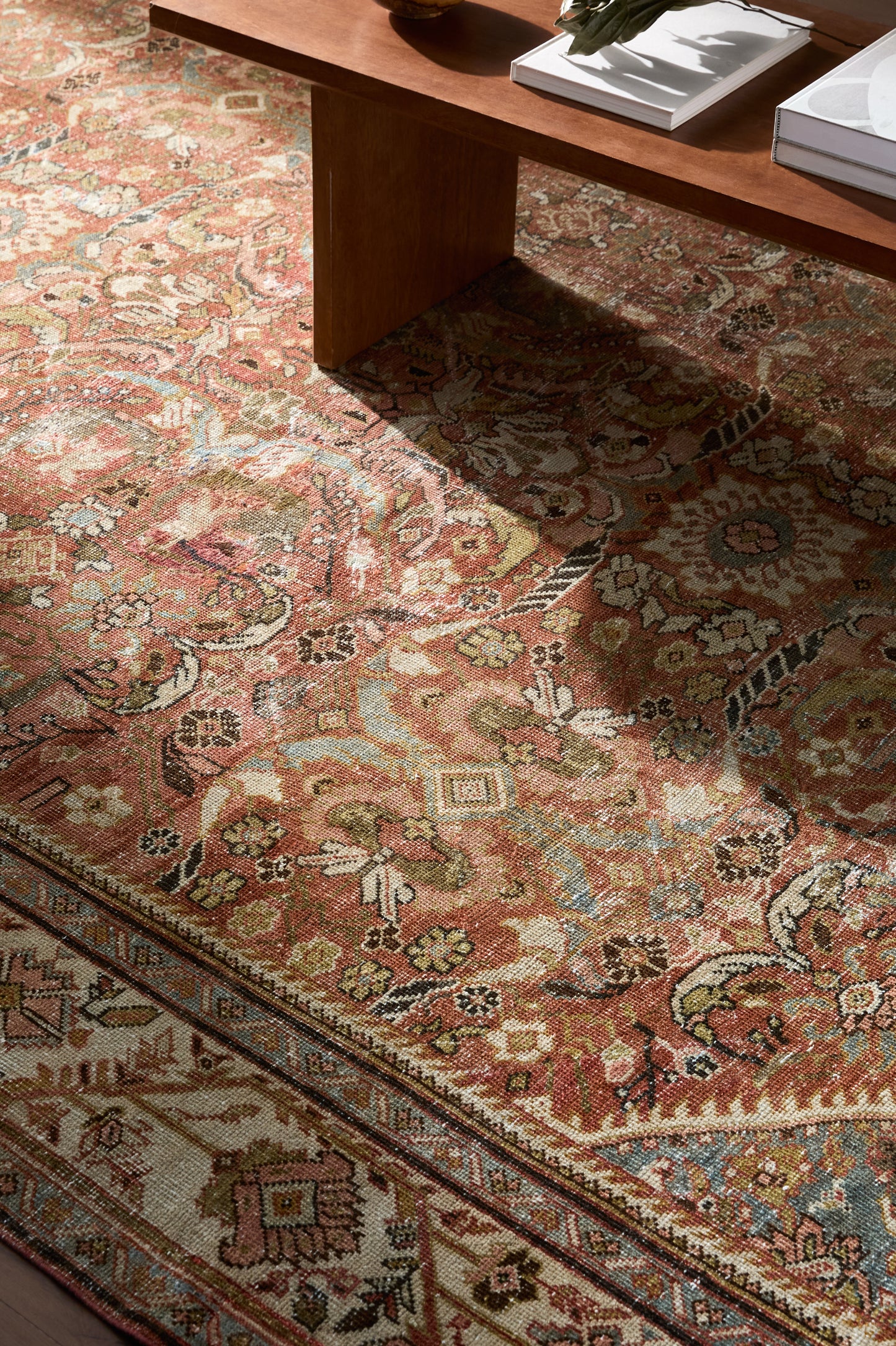 District Loom Vintage Area Rug Rhone