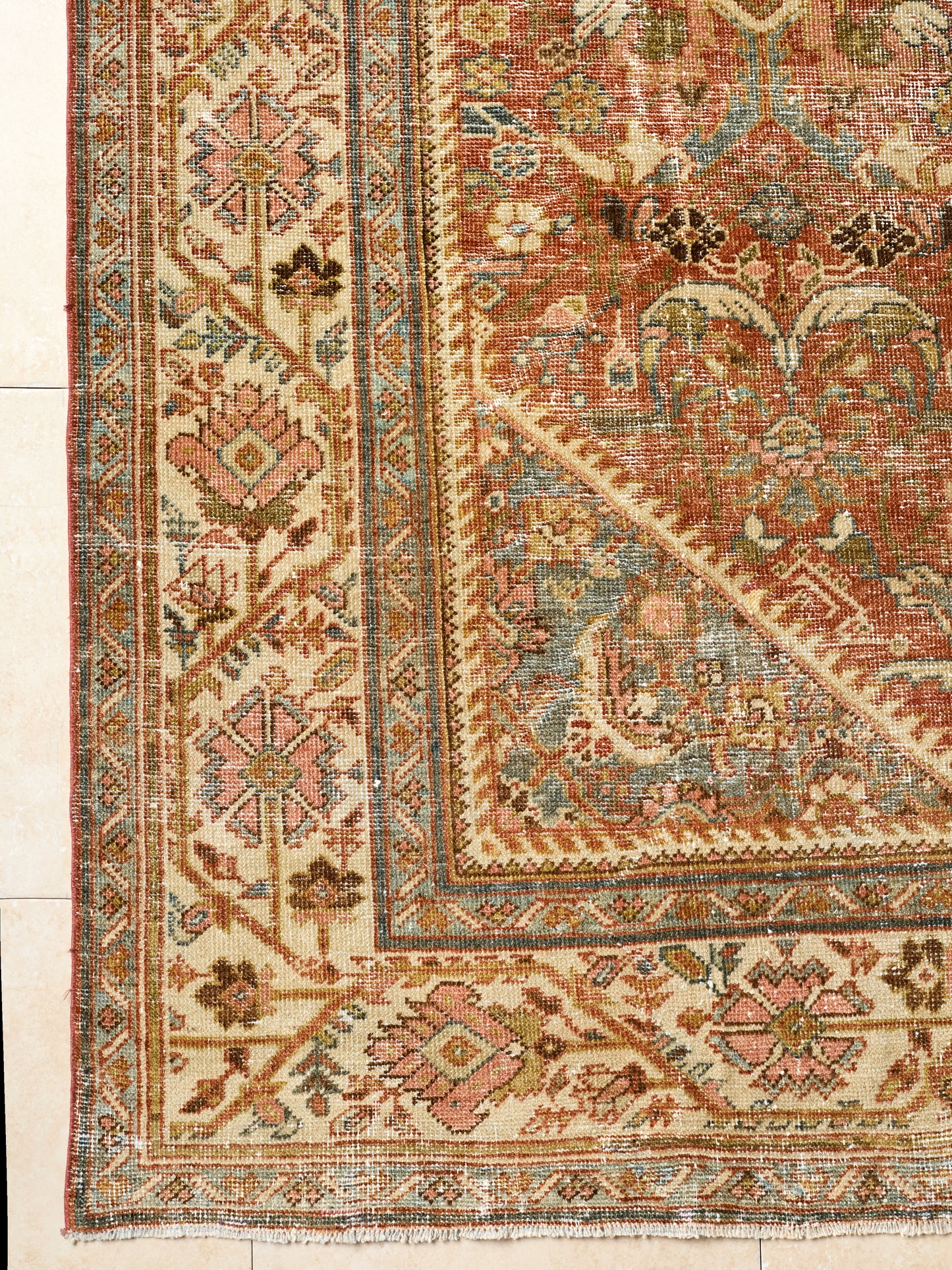 District Loom Vintage Area Rug Rhone