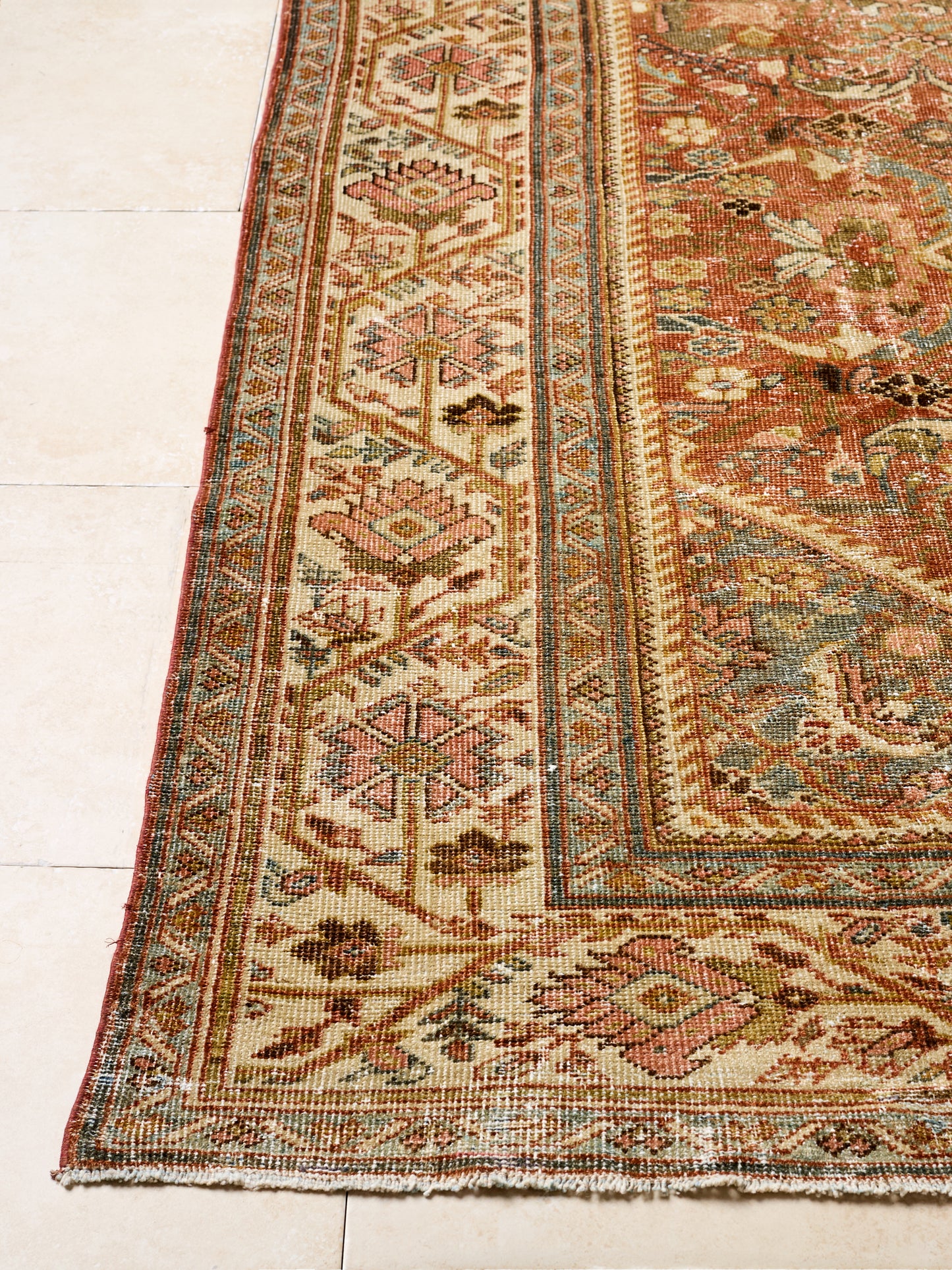 District Loom Vintage Area Rug Rhone