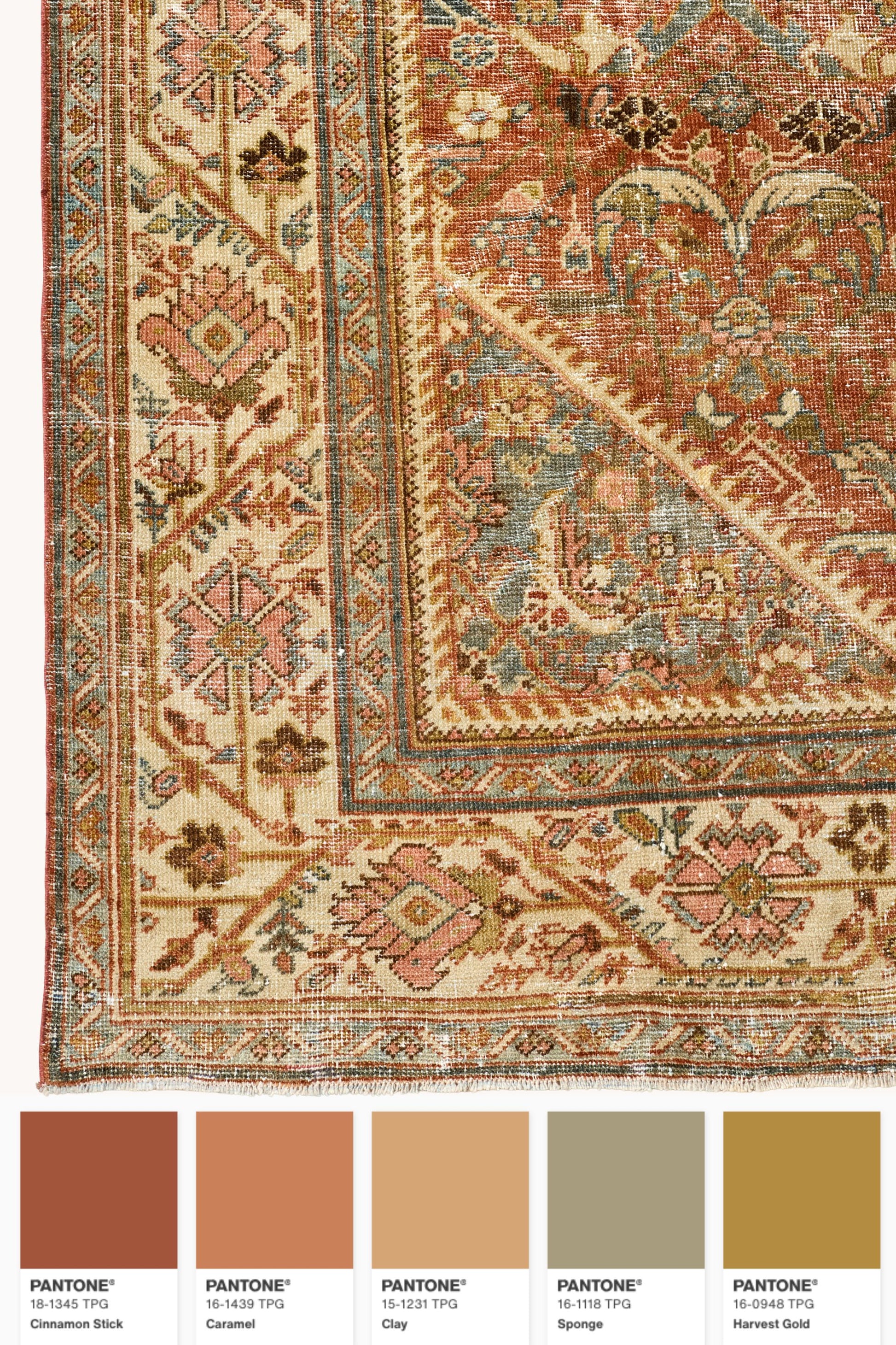 District Loom Vintage Area Rug Rhone