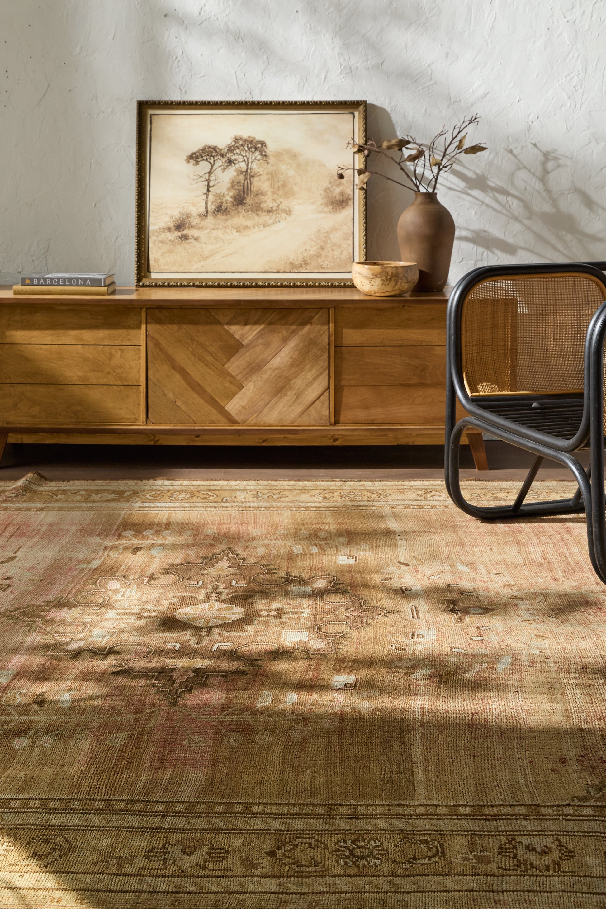 District Loom Vintage Area Rug Salish