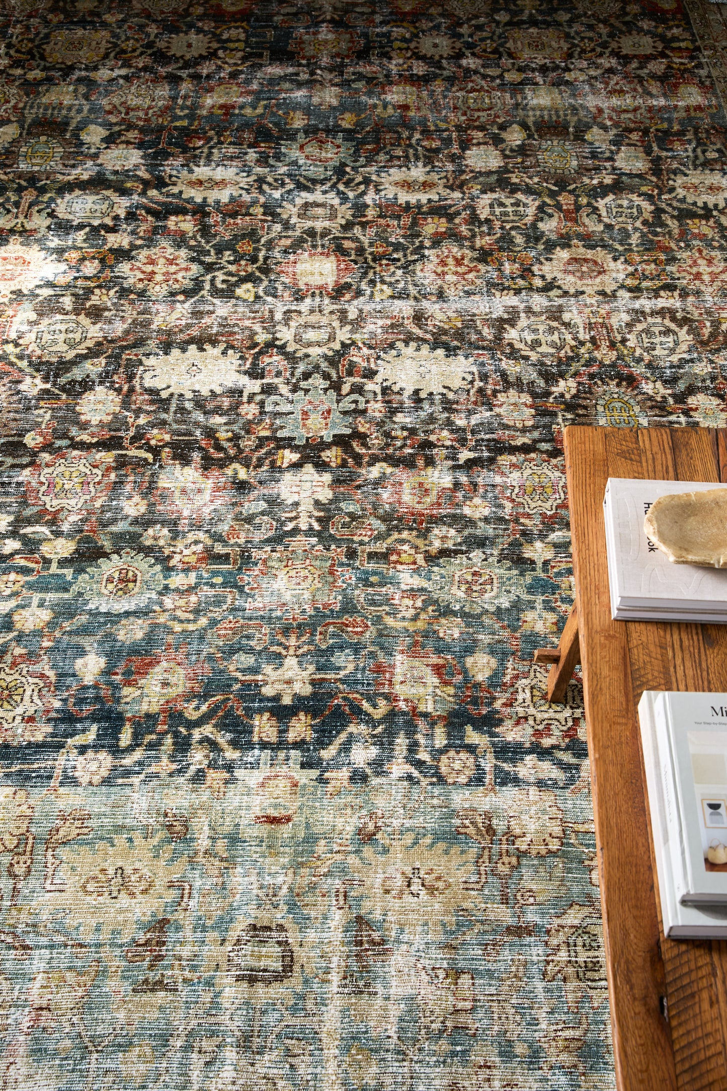 District Loom Vintage Area Rug Spruce