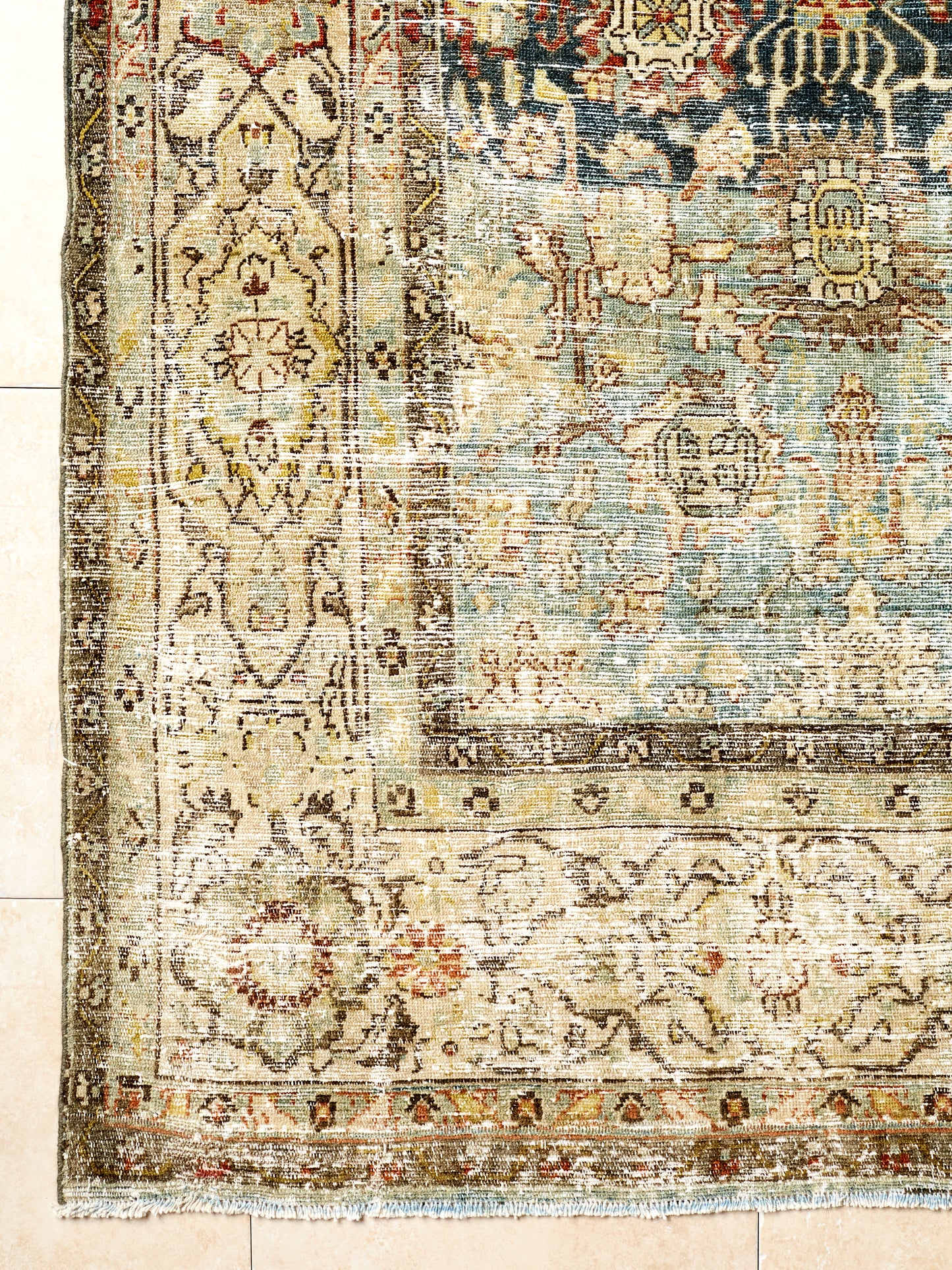 District Loom Vintage Area Rug Spruce