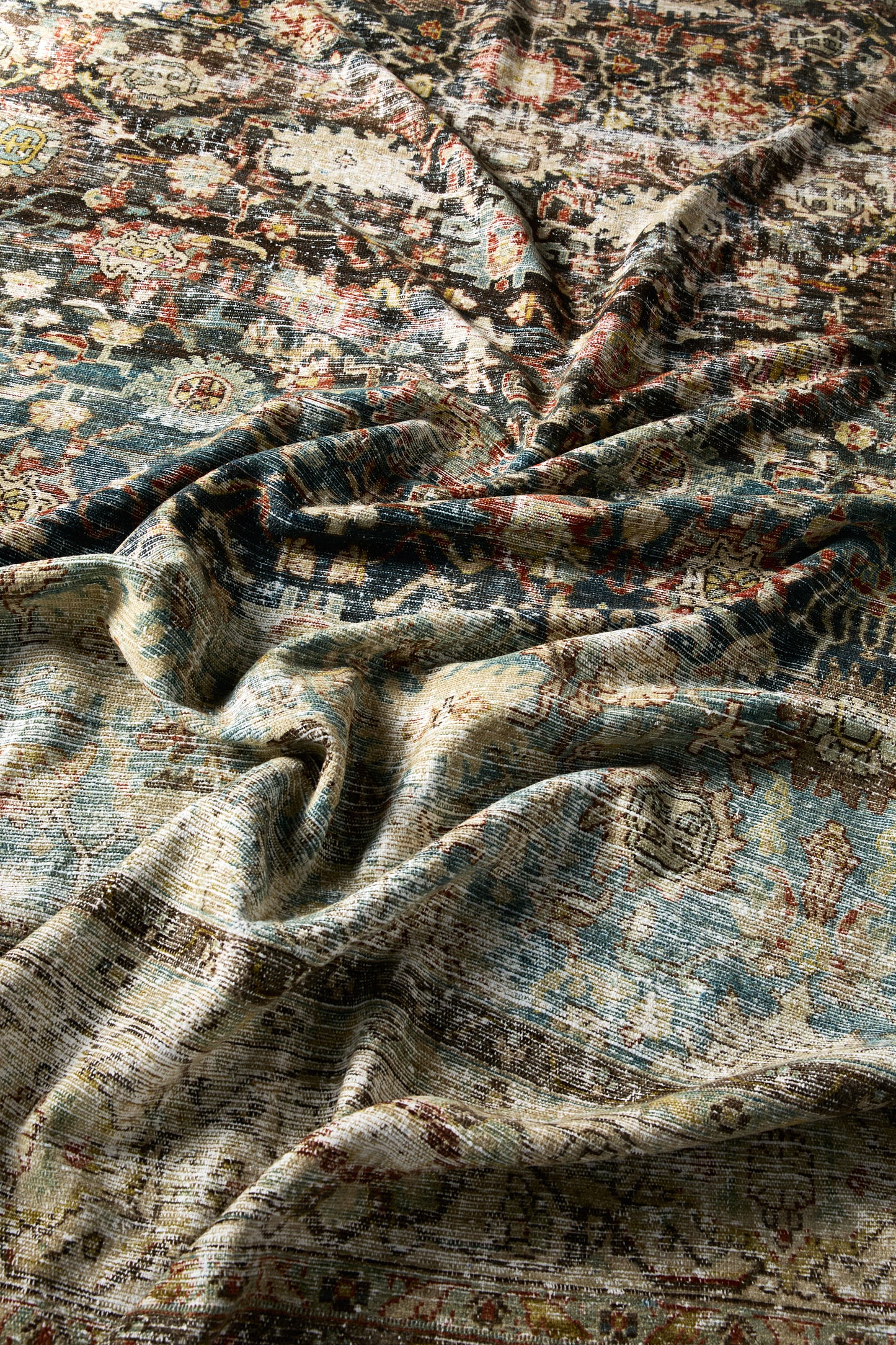 District Loom Vintage Area Rug Spruce