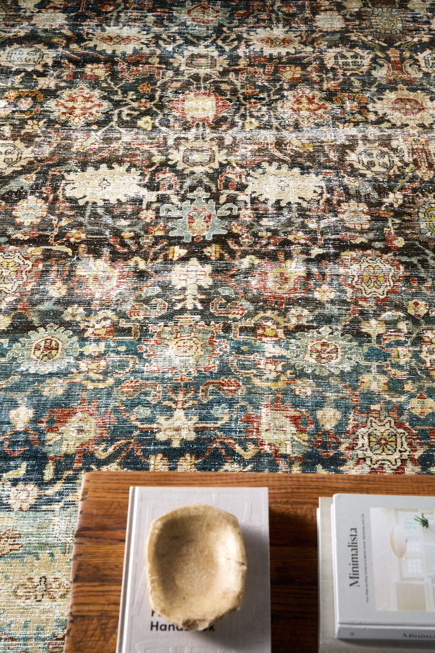 District Loom Vintage Area Rug Spruce