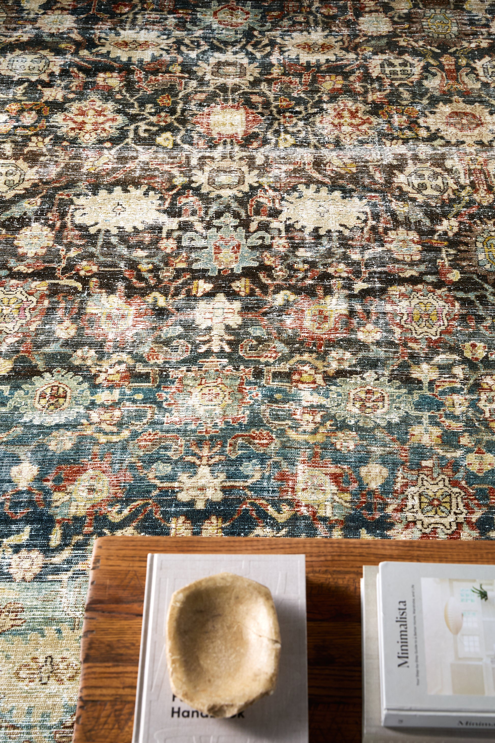 District Loom Vintage Area Rug Spruce