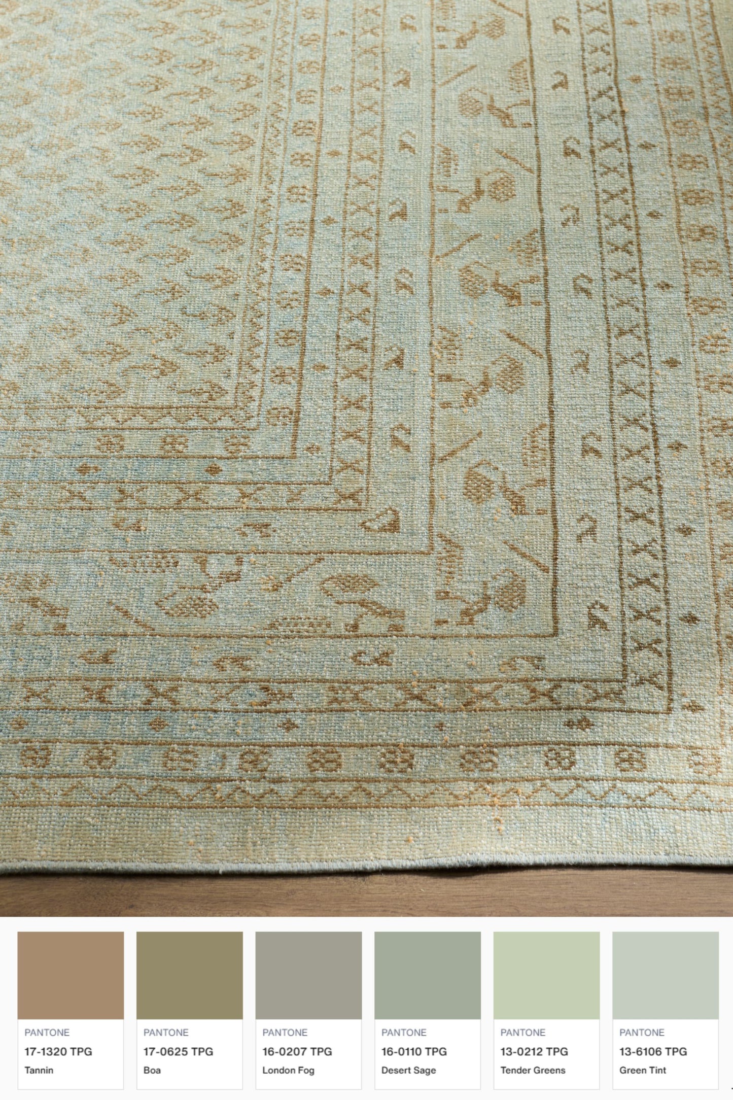 District Loom Vintage Turkish Area Rug Lavina