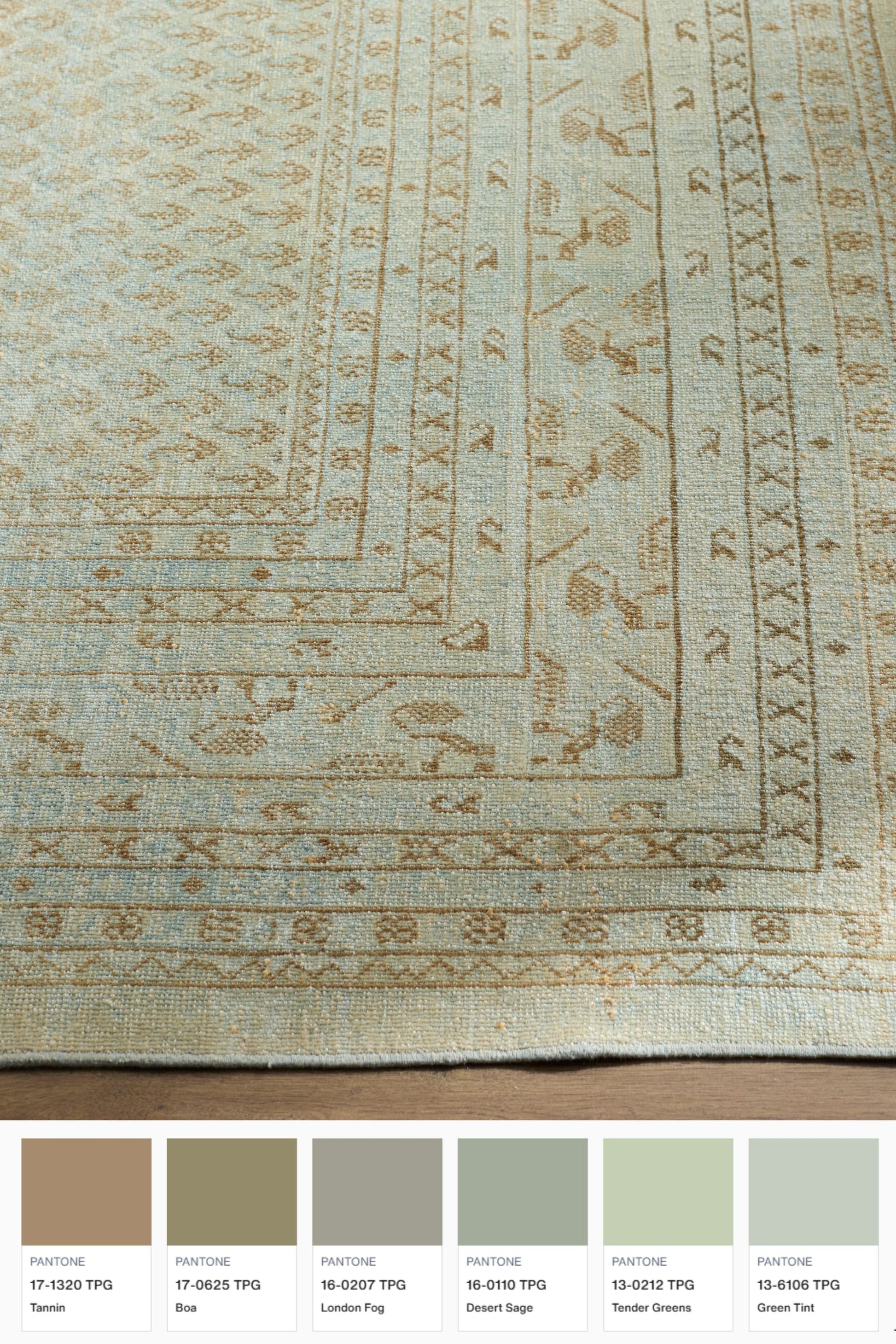 District Loom Vintage Turkish Area Rug Lavina
