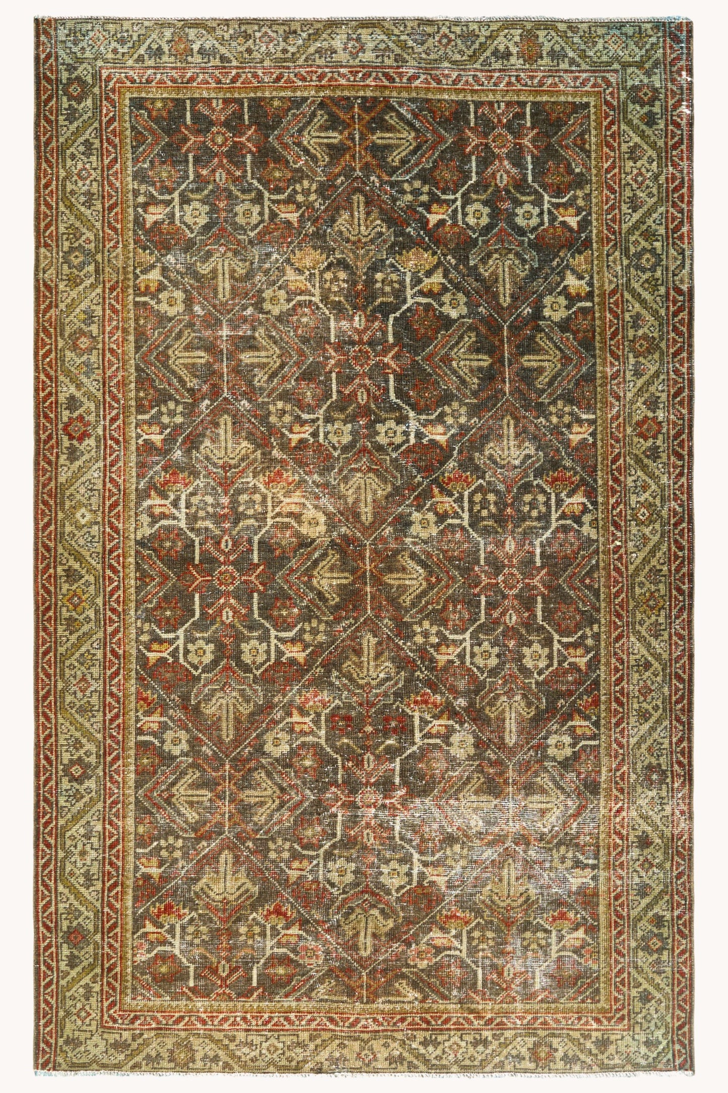 District Loom Vintage Turkish Scatter Rug Oslo