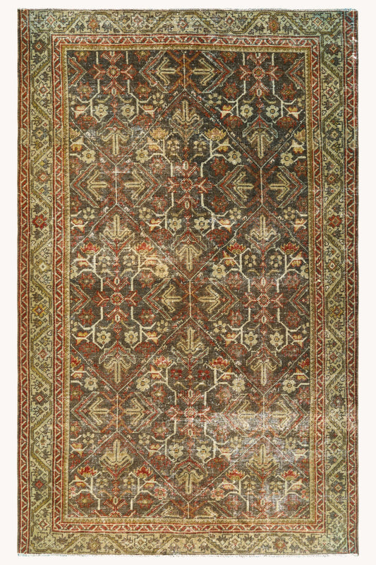 District Loom Vintage Turkish Scatter Rug Oslo