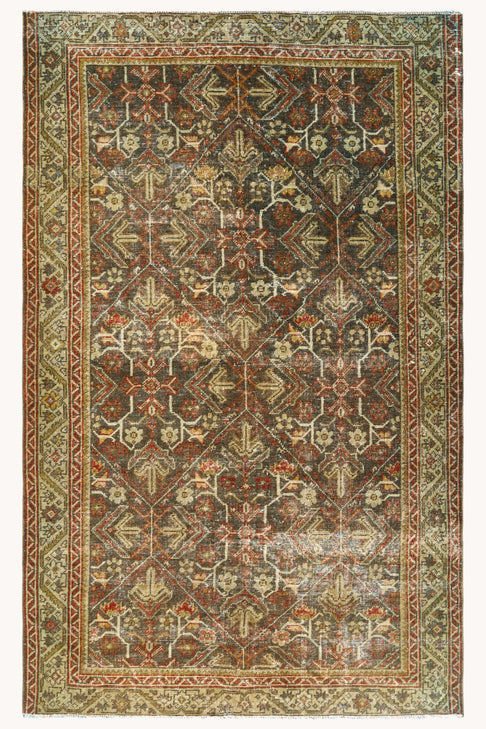 District Loom Vintage Turkish Scatter Rug Oslo