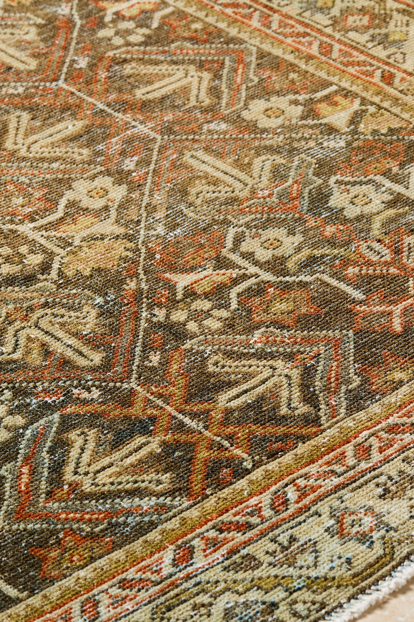 District Loom Vintage Turkish Scatter Rug Oslo