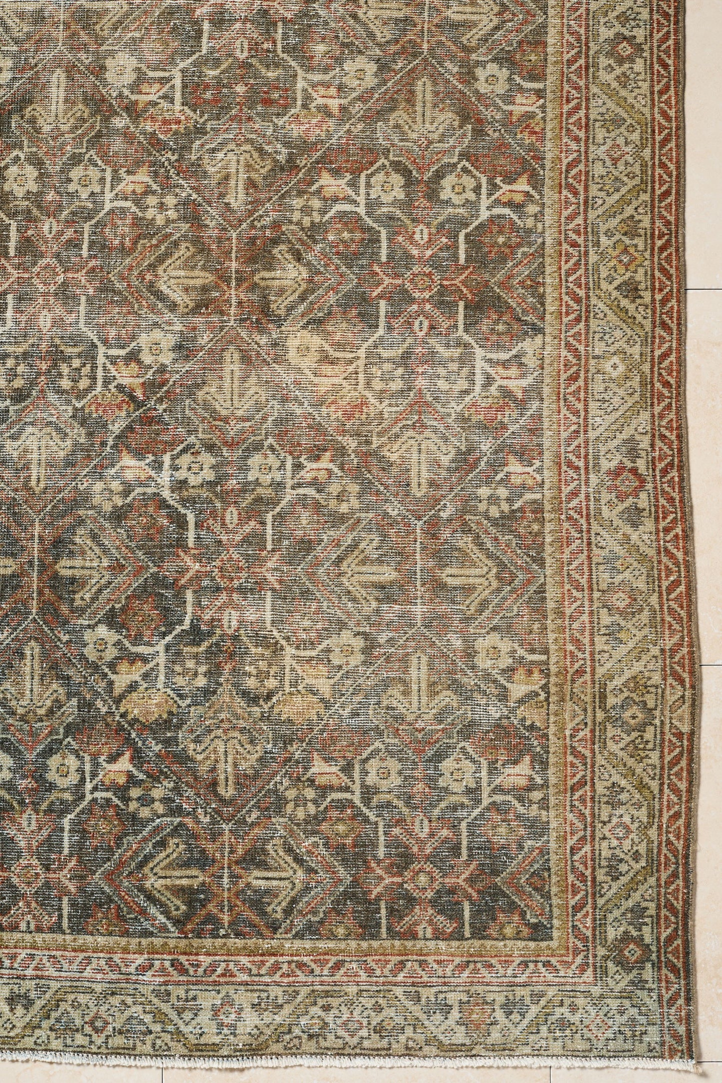 District Loom Vintage Turkish Scatter Rug Oslo