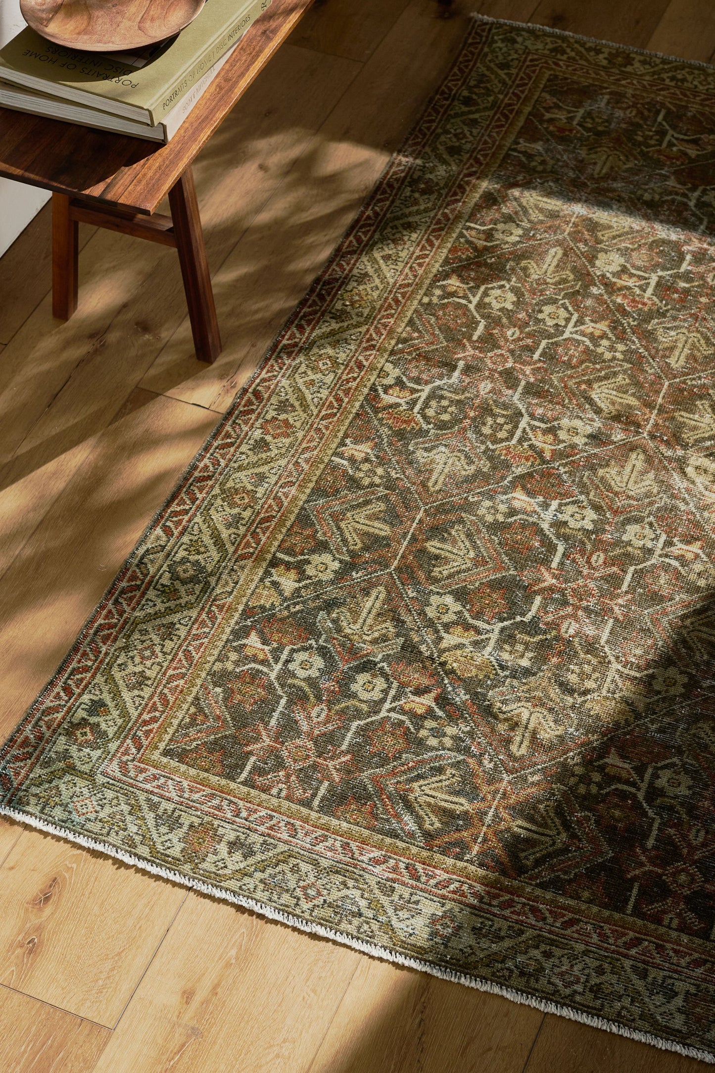 District Loom Vintage Turkish Scatter Rug Oslo