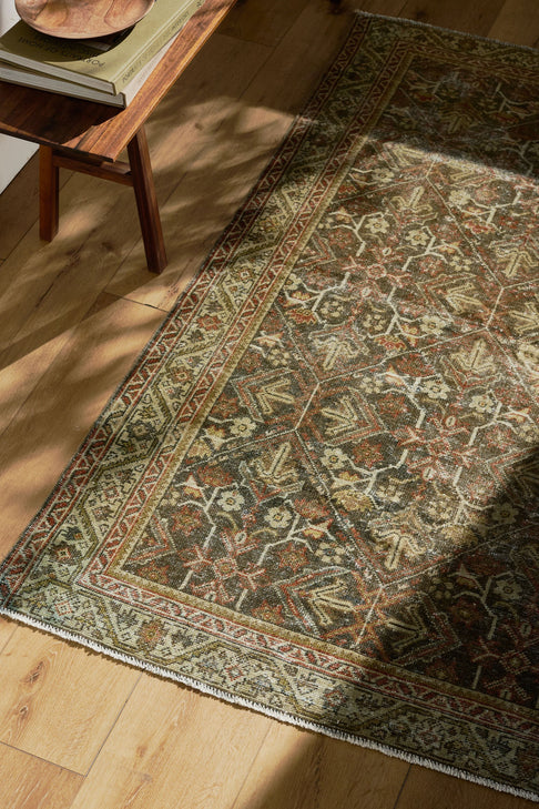 District Loom Vintage Turkish Scatter Rug Oslo