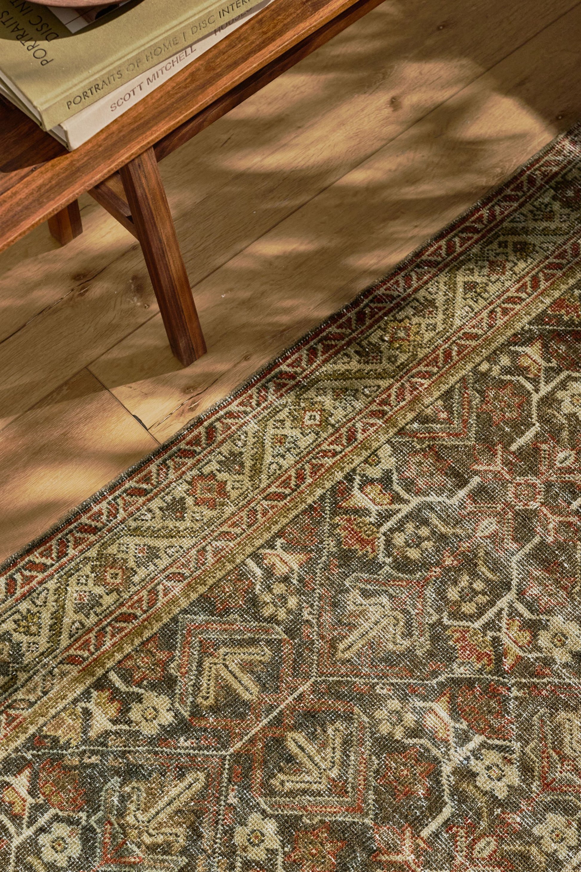 District Loom Vintage Turkish Scatter Rug Oslo