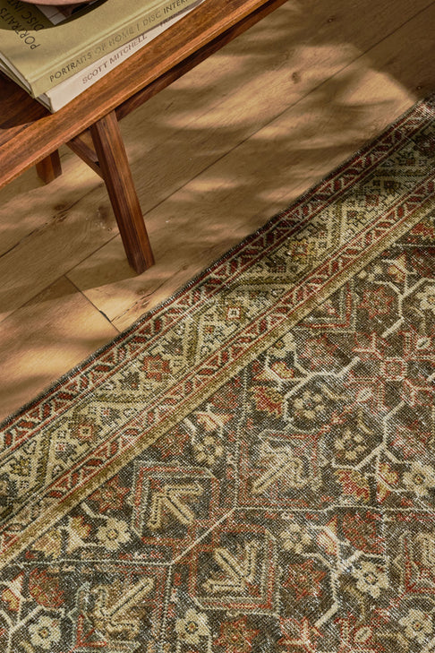 District Loom Vintage Turkish Scatter Rug Oslo