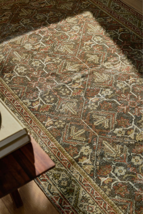 District Loom Vintage Turkish Scatter Rug Oslo