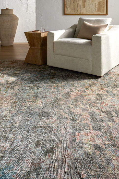  District Loom Vintage Turkish Area Rug Luca